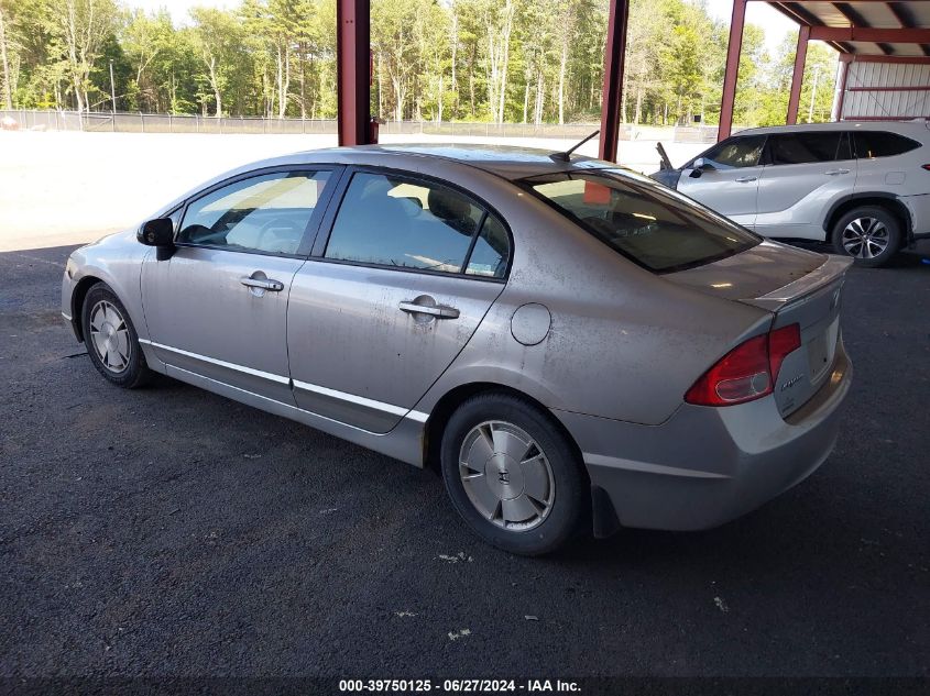 JHMFA36218S005627 | 2008 HONDA CIVIC HYBRID