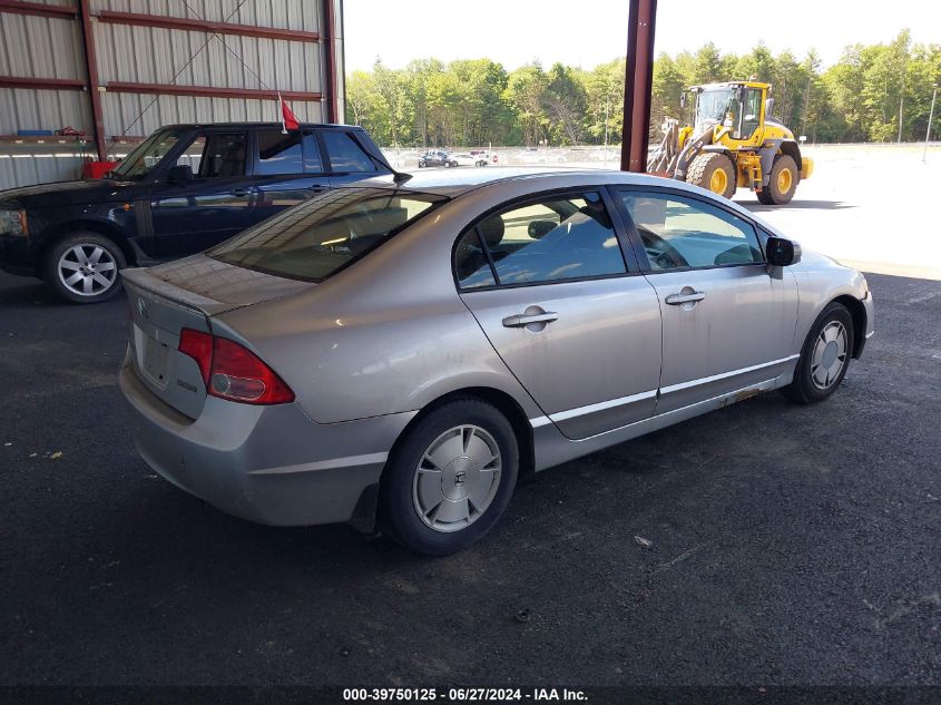 JHMFA36218S005627 | 2008 HONDA CIVIC HYBRID