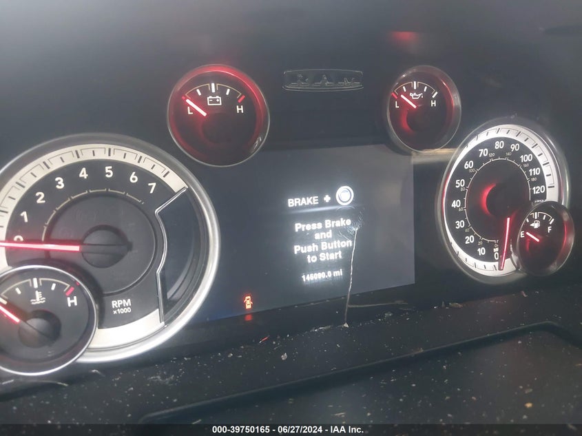 2014 Ram 1500 Sport VIN: 1C6RR7MT3ES252113 Lot: 39750165