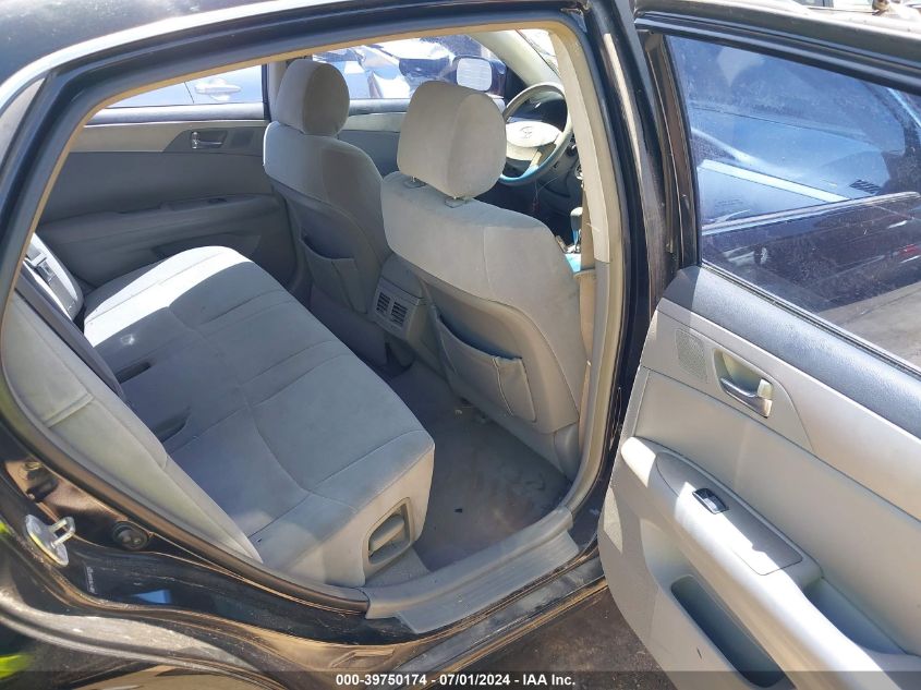 2008 Toyota Avalon Xl VIN: 4T1BK36B08U312056 Lot: 39750174