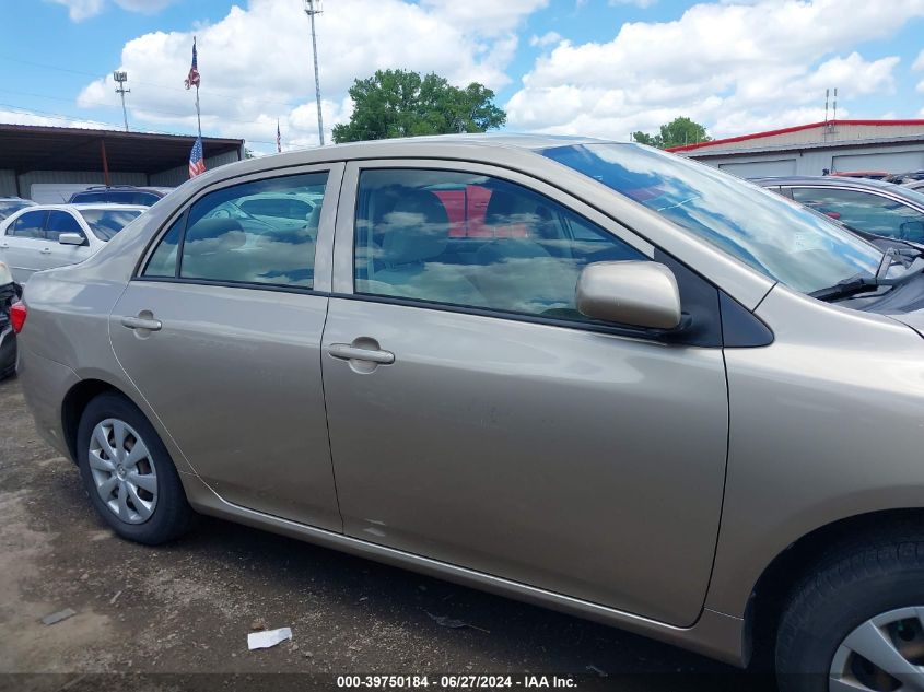 2009 Toyota Corolla Le VIN: 2T1BU40E59C142296 Lot: 39750184