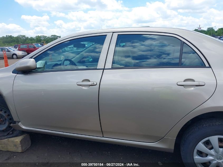 2009 Toyota Corolla Le VIN: 2T1BU40E59C142296 Lot: 39750184