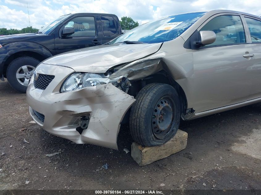 2009 Toyota Corolla Le VIN: 2T1BU40E59C142296 Lot: 39750184