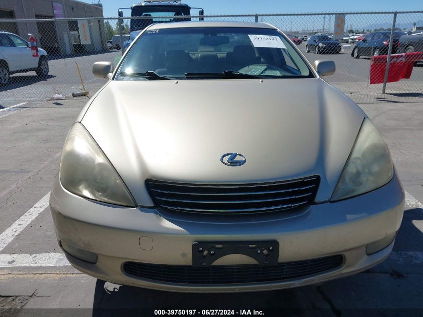 2003 Lexus Es 300 VIN: JTHBF30G036005365 Lot: 39750197