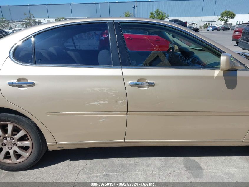 2003 Lexus Es 300 VIN: JTHBF30G036005365 Lot: 39750197