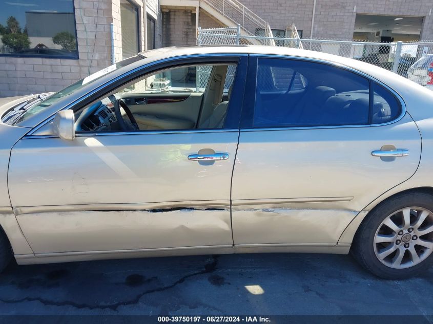 2003 Lexus Es 300 VIN: JTHBF30G036005365 Lot: 39750197