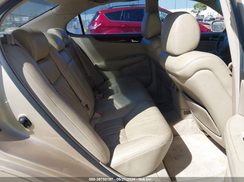 2003 Lexus Es 300 VIN: JTHBF30G036005365 Lot: 39750197