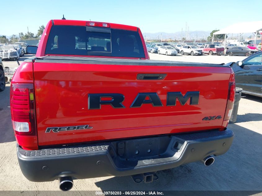 2017 Ram 1500 Rebel 4X4 5'7 Box VIN: 1C6RR7YT9HS529314 Lot: 39750203