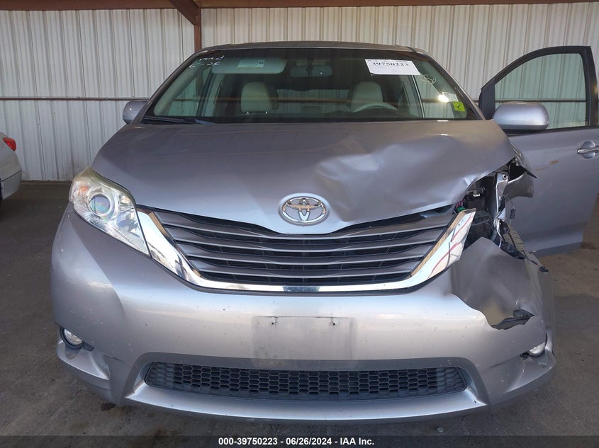 2011 Toyota Sienna Xle V6 VIN: 5TDYK3DC6BS176005 Lot: 39750223