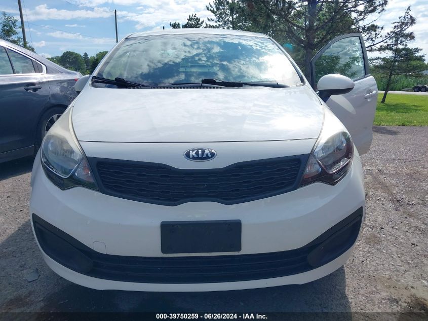 2014 Kia Rio Lx VIN: KNADM4A35E6372344 Lot: 39750259