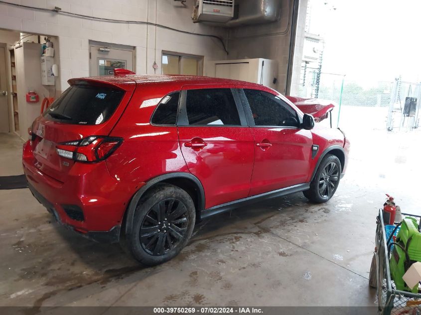 2021 Mitsubishi Outlander Sport Es/Le/Be/Se VIN: JA4ARUAU4MU003477 Lot: 39750269