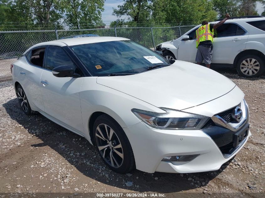 2016 Nissan Maxima 3.5 Sv VIN: 1N4AA6AP0GC449600 Lot: 39750277