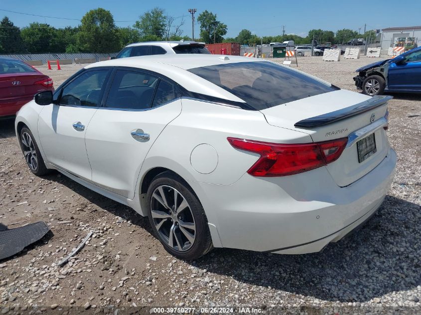 2016 Nissan Maxima 3.5 Sv VIN: 1N4AA6AP0GC449600 Lot: 39750277