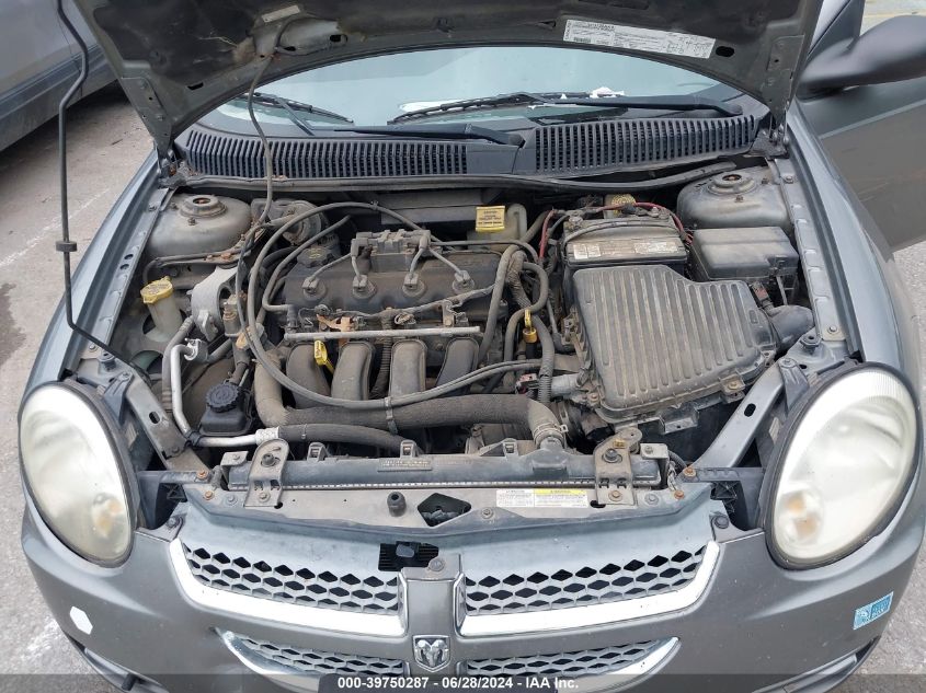 2005 Dodge Neon Sxt VIN: 1B3ES56C65D283374 Lot: 39750287