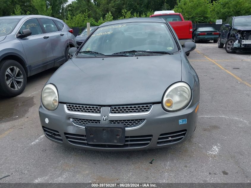 2005 Dodge Neon Sxt VIN: 1B3ES56C65D283374 Lot: 39750287
