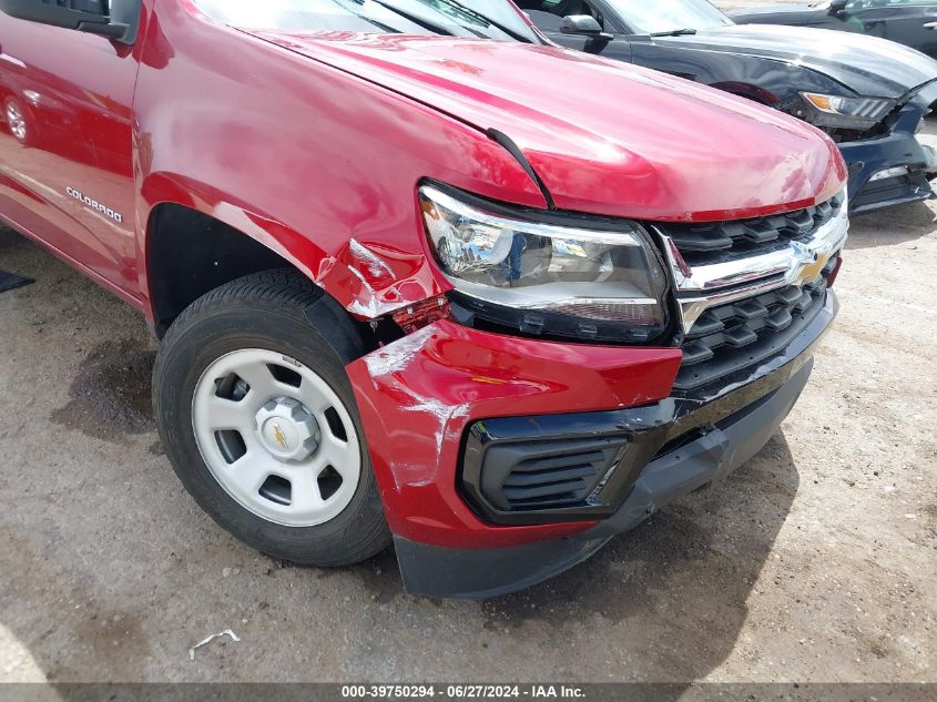 2021 Chevrolet Colorado VIN: 1GCGSBEA8M1115046 Lot: 39750294