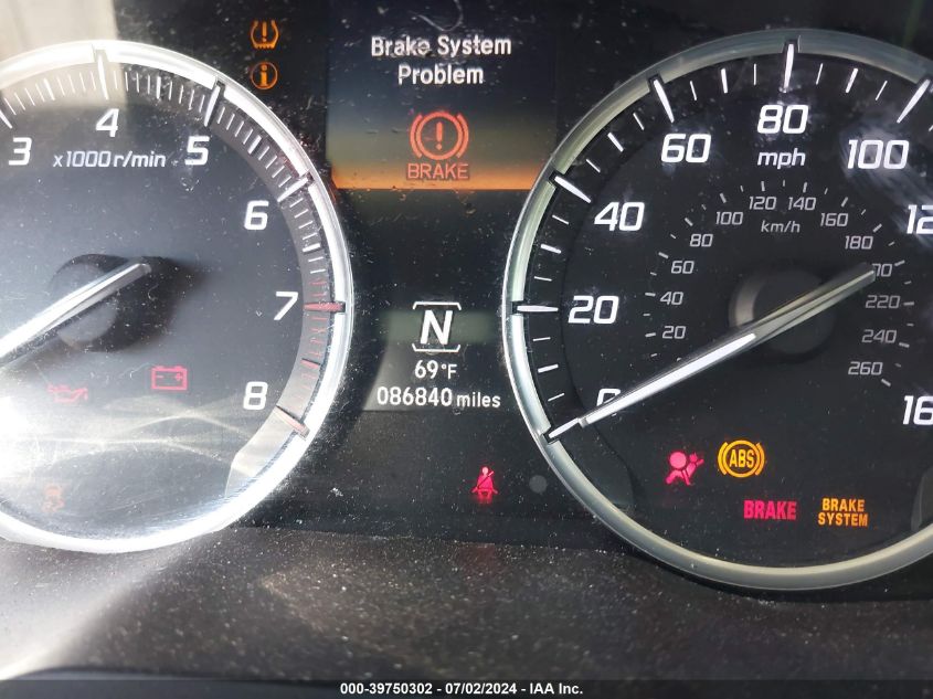 2016 Acura Mdx Acurawatch Plus Package VIN: 5FRYD4H27GB051834 Lot: 39750302