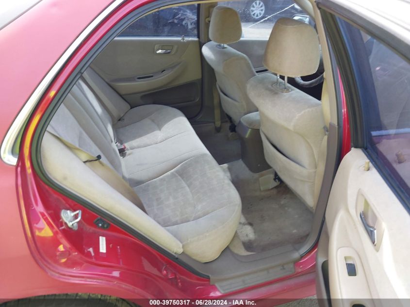 2001 Honda Accord Ex VIN: JHMCG56611C020371 Lot: 39750317