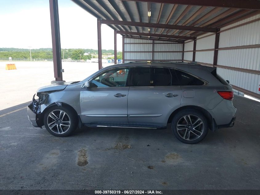 2017 Acura Mdx Advance Entertainment Pkgs VIN: 5FRYD4H99HB018543 Lot: 39750319