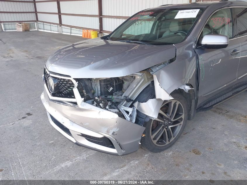 2017 Acura Mdx Advance Entertainment Pkgs VIN: 5FRYD4H99HB018543 Lot: 39750319