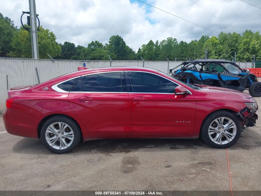 2015 Chev Impala Lt2 2Lt VIN: 2G1125S34F9275137 Lot: 39750341