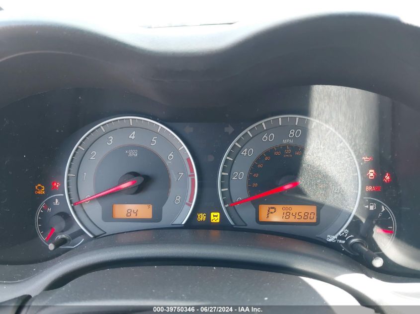 2010 Toyota Corolla S VIN: 2T1BU4EE9AC469409 Lot: 39750346