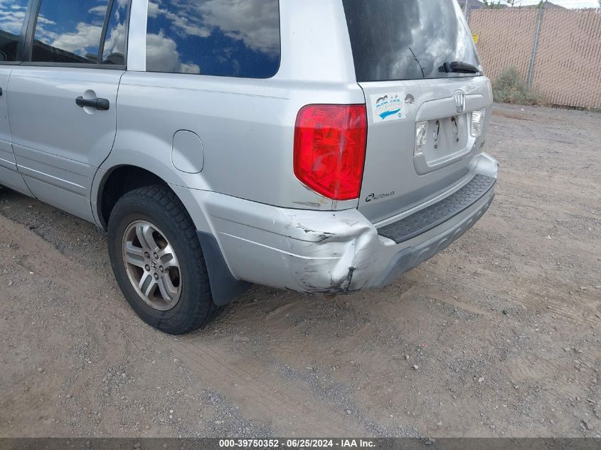 2004 Honda Pilot Ex-L VIN: 2HKYF18694H563718 Lot: 39750352