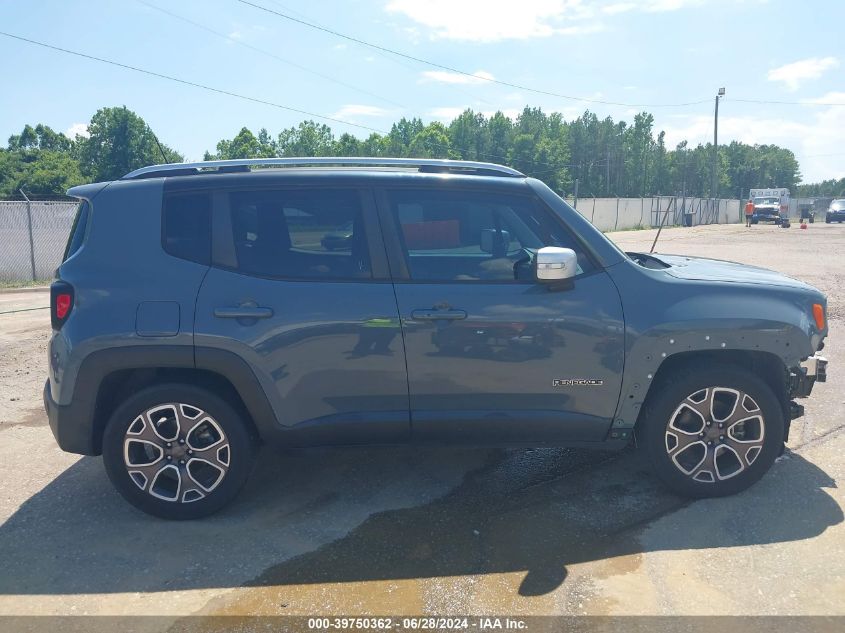 2018 Jeep Renegade Limited Fwd VIN: ZACCJADB4JPH23129 Lot: 39750362