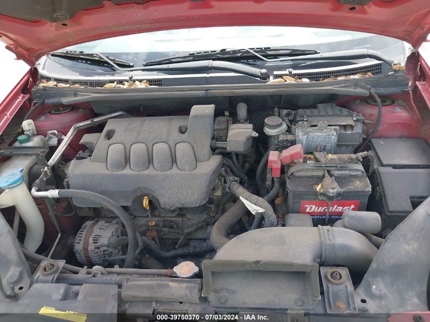 2012 Nissan Sentra 2.0 S VIN: 3N1AB6AP2CL700481 Lot: 39750370