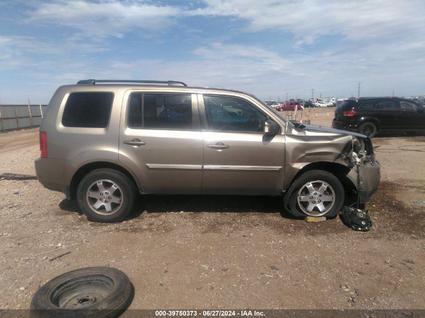 2011 Honda Pilot Touring VIN: 5FNYF3H97BB008218 Lot: 39750373