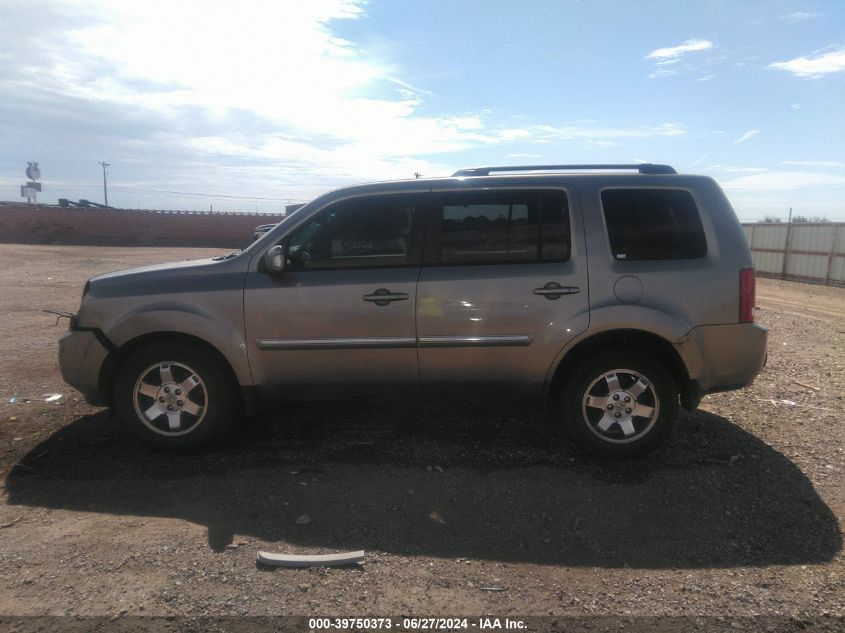 2011 Honda Pilot Touring VIN: 5FNYF3H97BB008218 Lot: 39750373