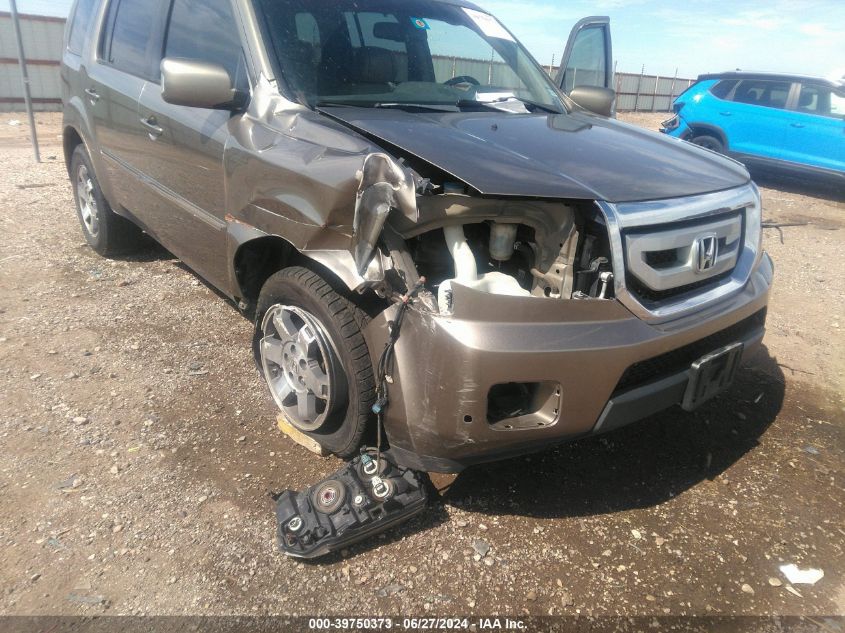 2011 Honda Pilot Touring VIN: 5FNYF3H97BB008218 Lot: 39750373