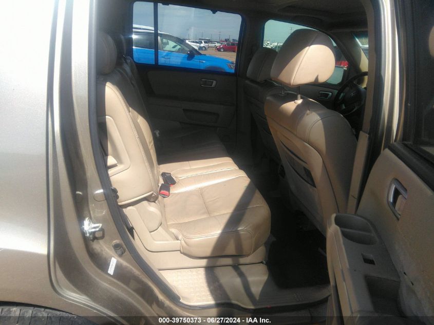 2011 Honda Pilot Touring VIN: 5FNYF3H97BB008218 Lot: 39750373