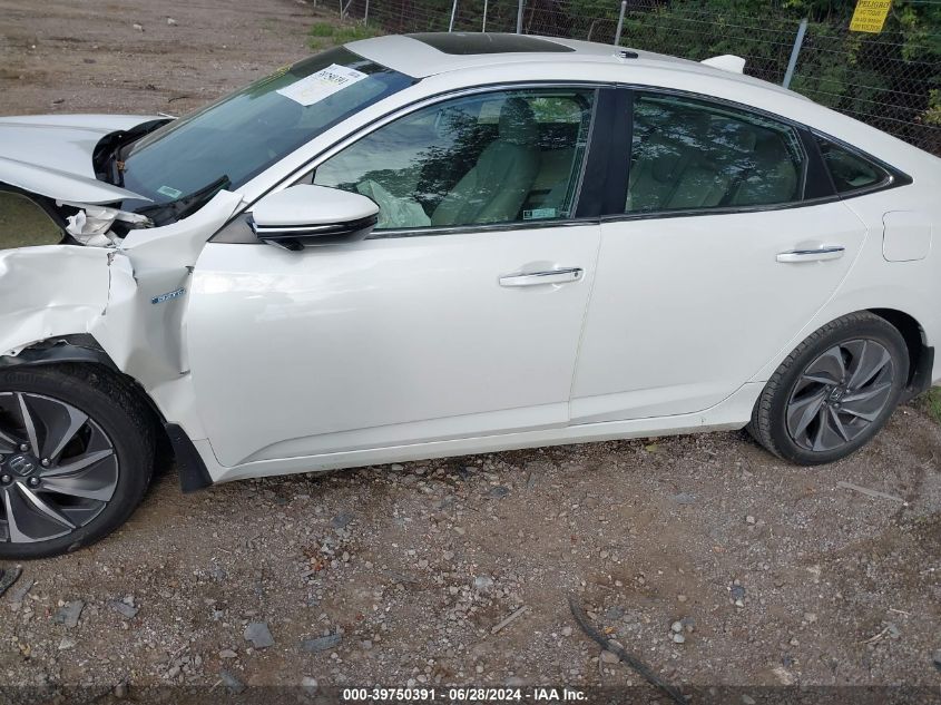 2019 Honda Insight Touring VIN: 19XZE4F91KE001772 Lot: 39750391