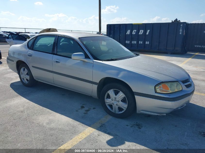 2001 Chevrolet Impala VIN: 2G1WF55EX19352240 Lot: 39750400