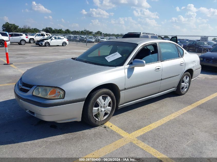 2001 Chevrolet Impala VIN: 2G1WF55EX19352240 Lot: 39750400