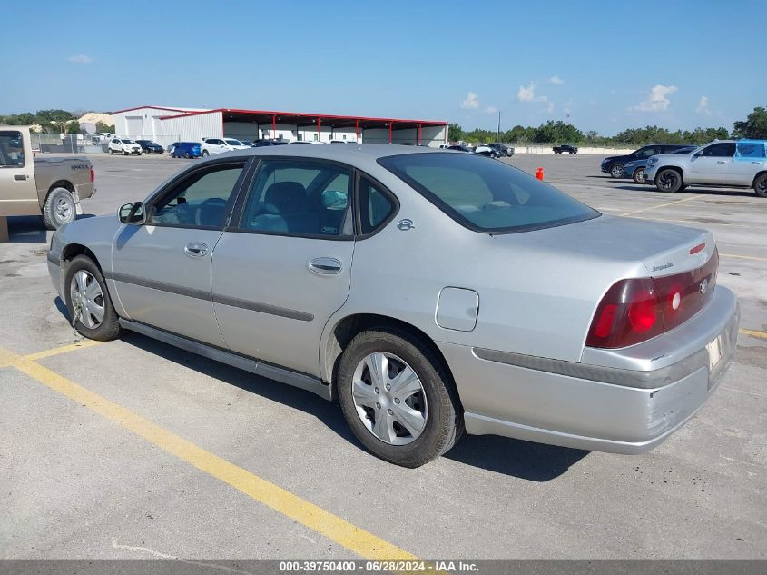 2001 Chevrolet Impala VIN: 2G1WF55EX19352240 Lot: 39750400