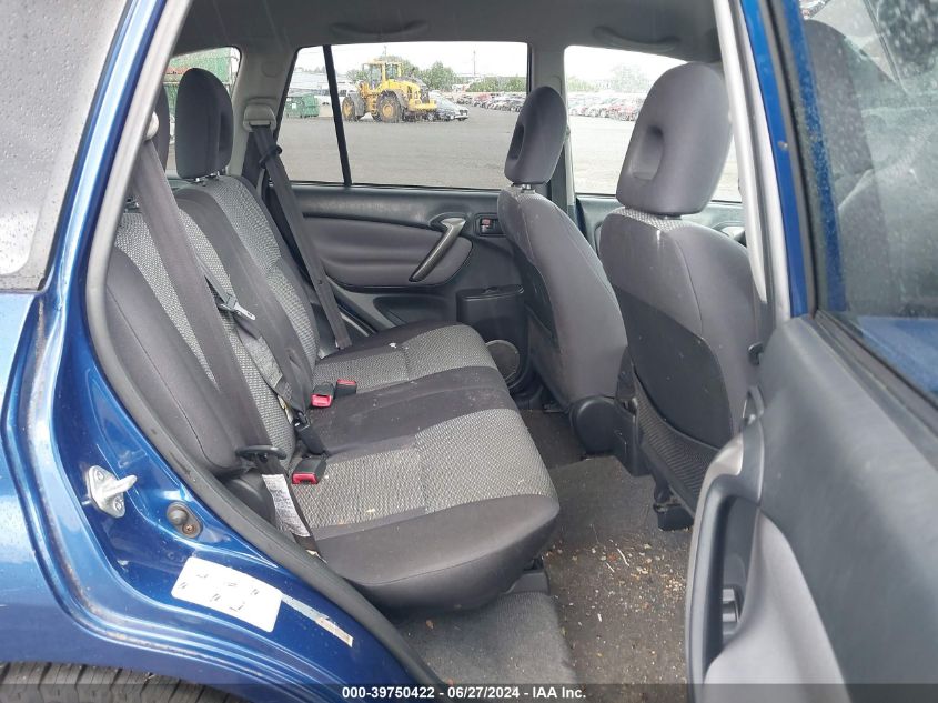 2004 Toyota Rav4 VIN: JTEGD20VX40029288 Lot: 39750422