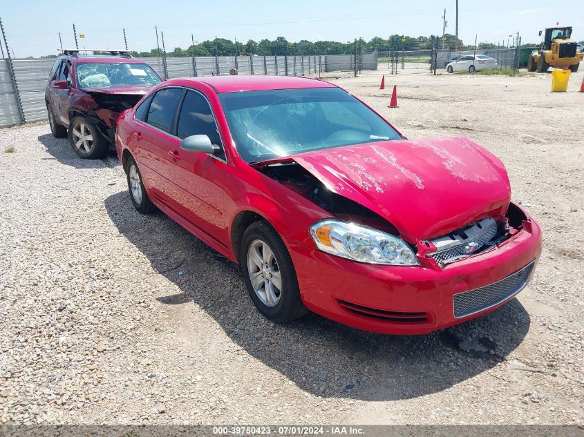 2012 Chevrolet Impala Ls VIN: 2G1WF5E34C1322036 Lot: 39750423