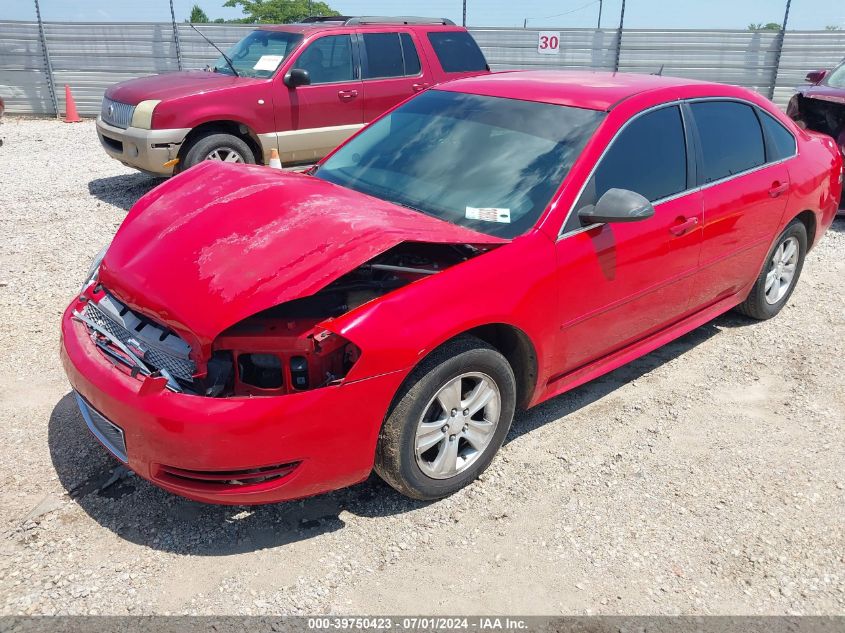 2012 Chevrolet Impala Ls VIN: 2G1WF5E34C1322036 Lot: 39750423