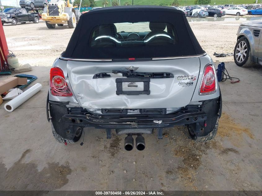 2012 Mini Cooper S VIN: WMWZP3C52CT296991 Lot: 39750458