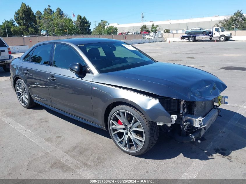 2019 Audi A4 45 Premium VIN: WAUENAF49KA020345 Lot: 39750474