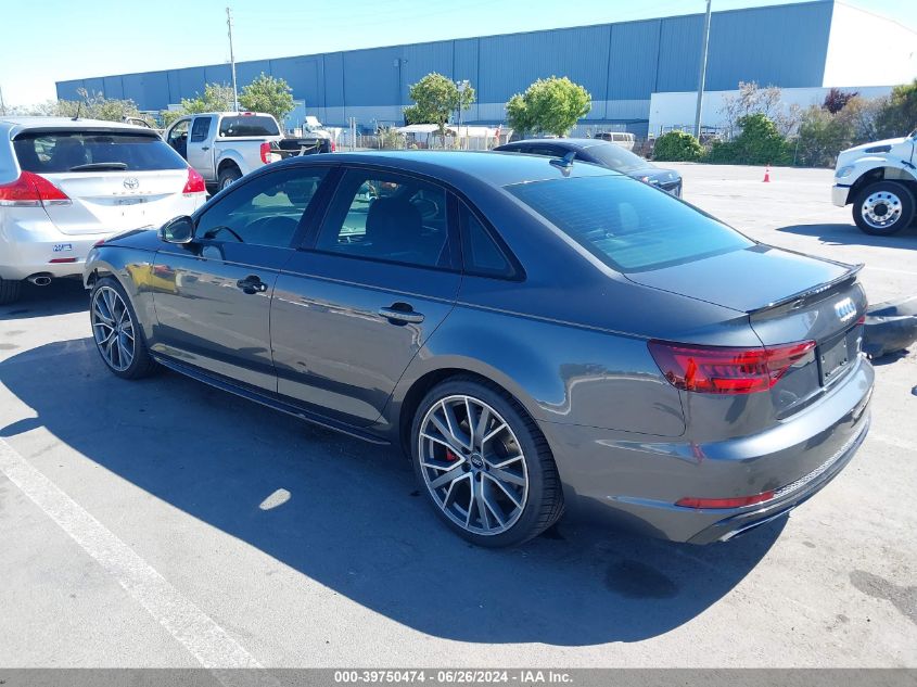 2019 Audi A4 45 Premium VIN: WAUENAF49KA020345 Lot: 39750474