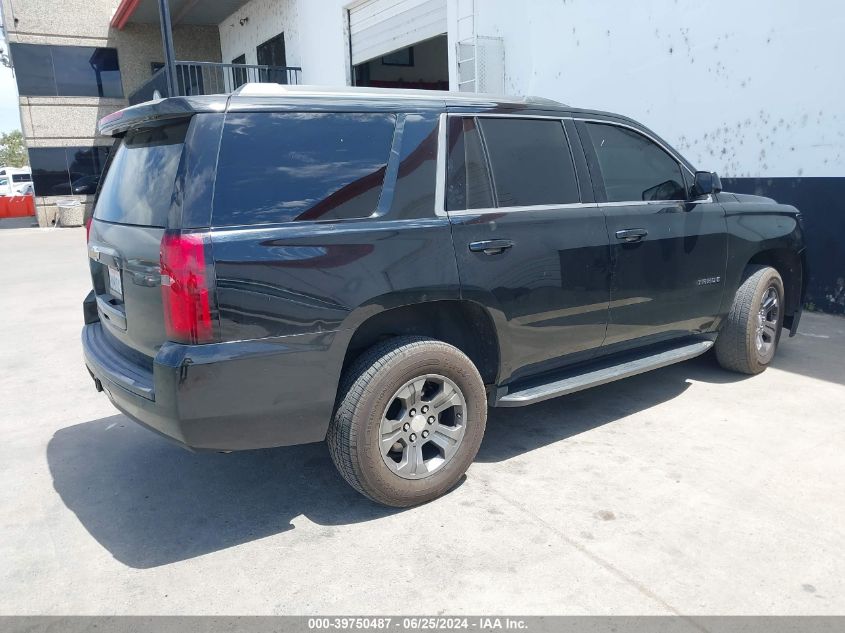 2020 CHEVROLET TAHOE 4WD LS - 1GNSKAEC8LR205813