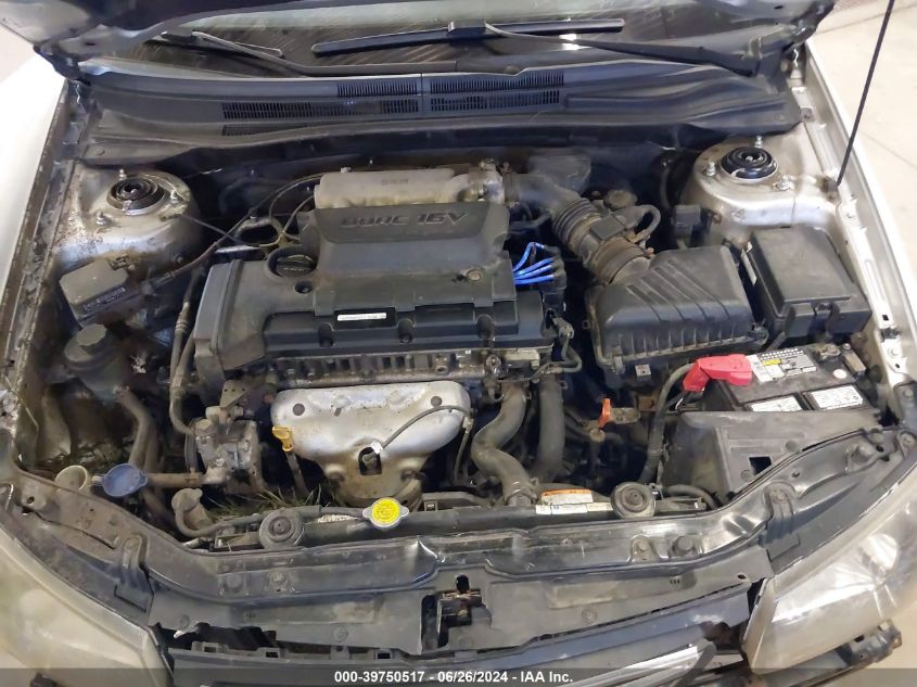 2009 Kia Spectra Ex VIN: KNAFE221495618819 Lot: 39750517