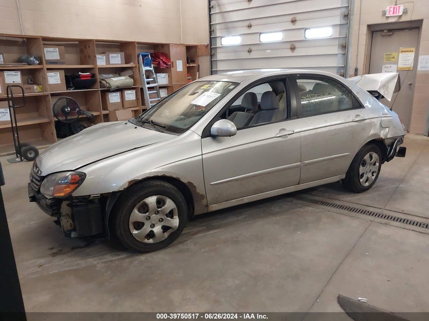 2009 Kia Spectra Ex VIN: KNAFE221495618819 Lot: 39750517