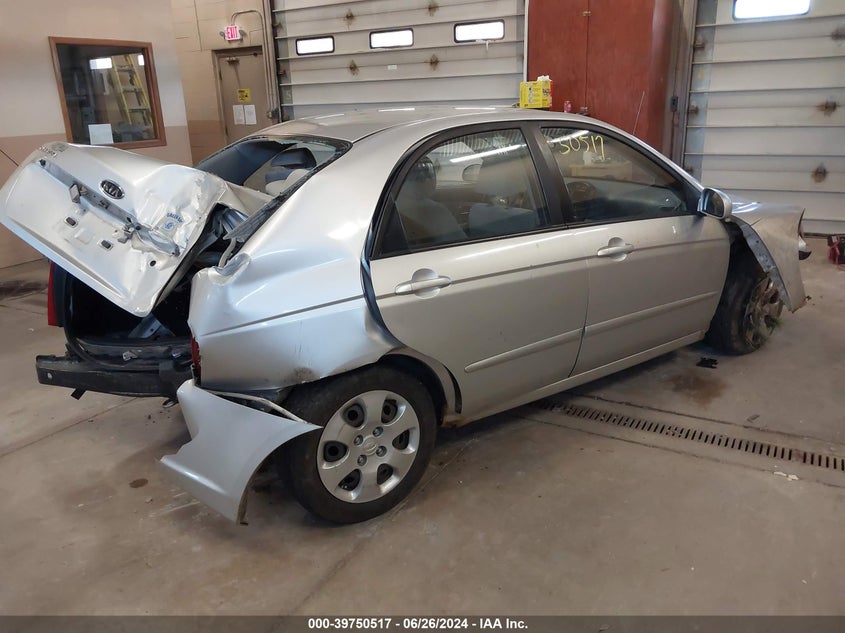 2009 Kia Spectra Ex VIN: KNAFE221495618819 Lot: 39750517