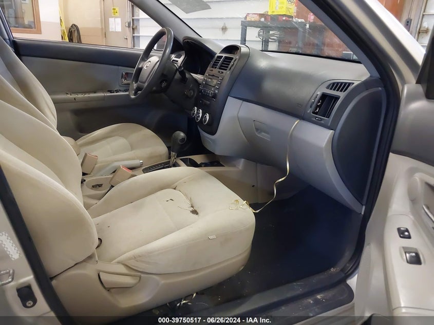 2009 Kia Spectra Ex VIN: KNAFE221495618819 Lot: 39750517