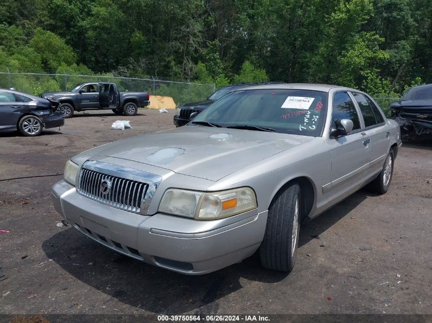 2008 Mercury Grand Marquis Gs VIN: 2MEFM74V38X653723 Lot: 39750564