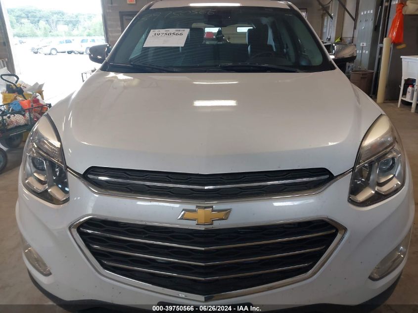 2016 Chevrolet Equinox Ltz VIN: 2GNFLGE36G6162074 Lot: 39750566